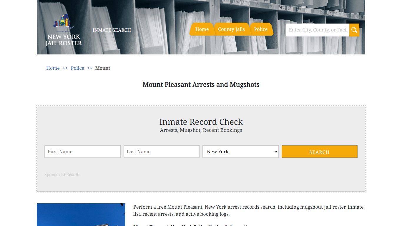 Mount Pleasant Arrests and Mugshots | Jail Roster Search